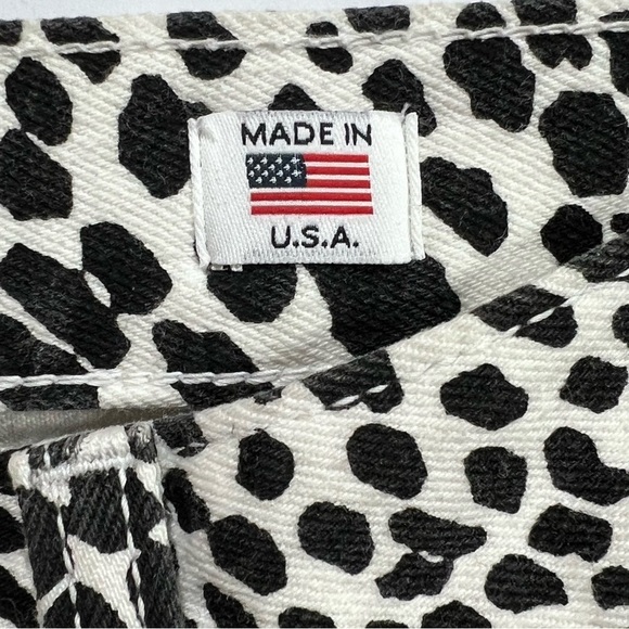 Re/Done | Originals High Rise Ankle Crop Jean White Cheetah | 26 - Picture 13 of 13